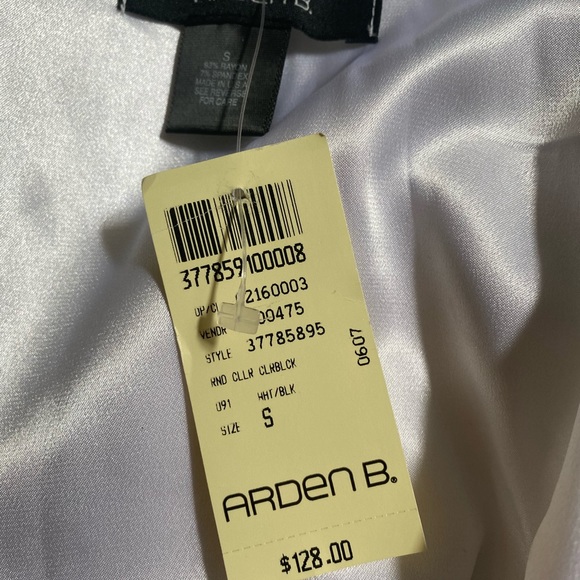 Arden B Short Dress s White black - Picture 5 of 5